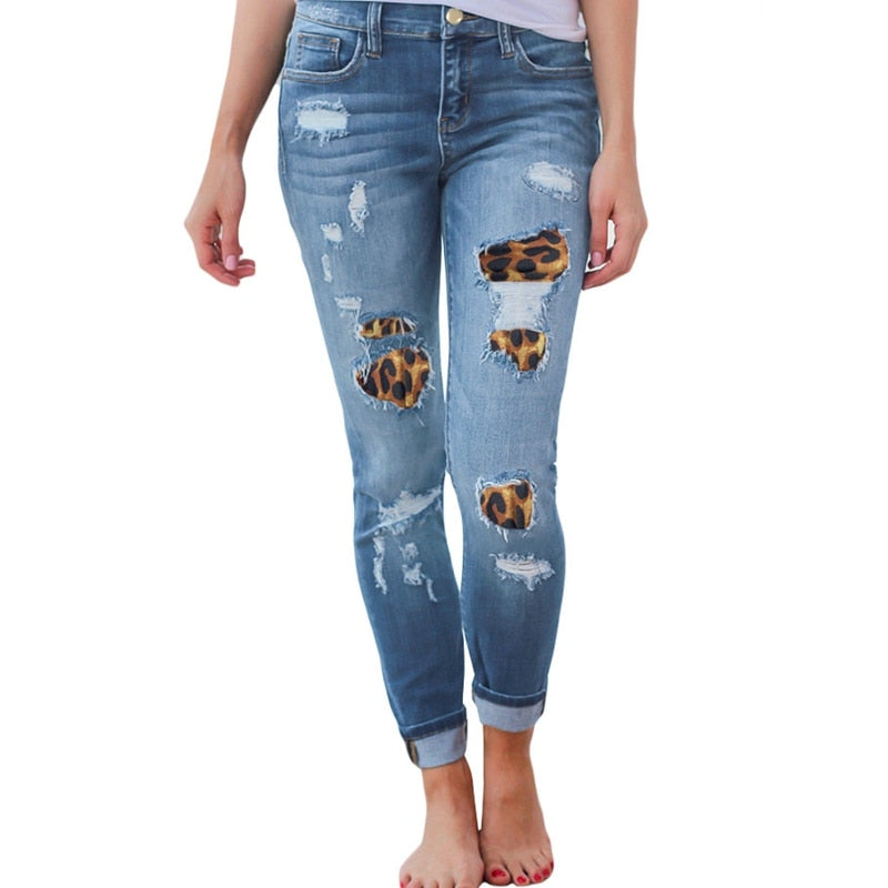 Women Plus Size High Waist Skinny Jeans - lionhuntshop