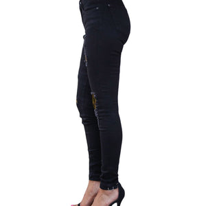 Women Plus Size High Waist Skinny Jeans - lionhuntshop