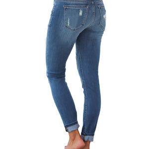 Women Plus Size High Waist Skinny Jeans - lionhuntshop