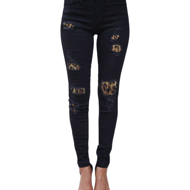 Women Plus Size High Waist Skinny Jeans - lionhuntshop