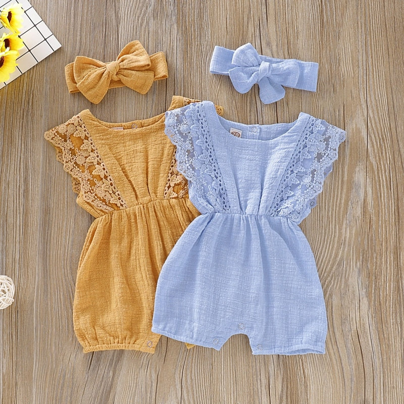 Summer Baby Girl Rompers Clothes - lionhuntshop