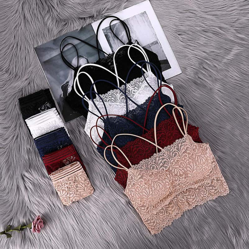 Women Sexy Transparent Lace Bra and Panty Set - lionhuntshop