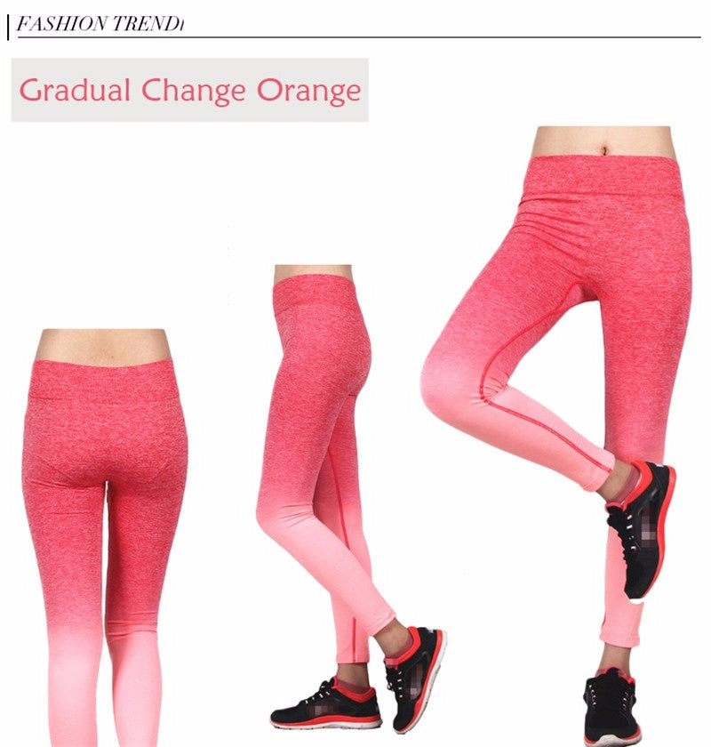 Women Slim Sport Leggings High Elastic Comfortable Workout Pants - lionhuntshop