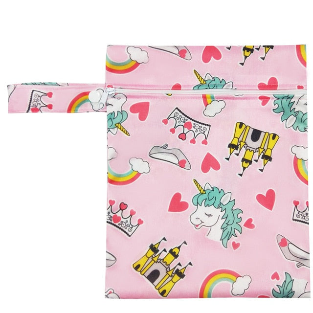 Waterproof Reusable Wet Printed Pocket Nappy Bags - lionhuntshop