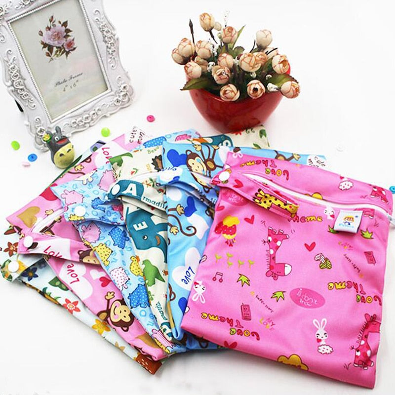 Waterproof Reusable Wet Printed Pocket Nappy Bags - lionhuntshop