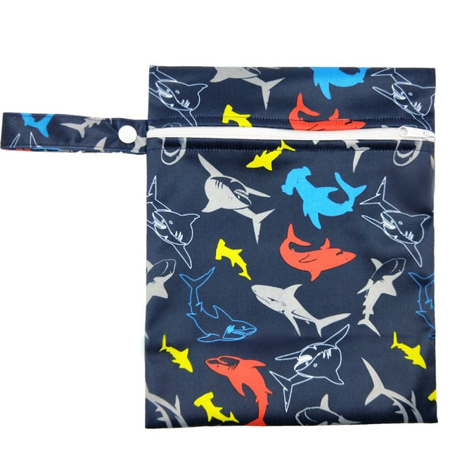 Waterproof Reusable Wet Printed Pocket Nappy Bags - lionhuntshop
