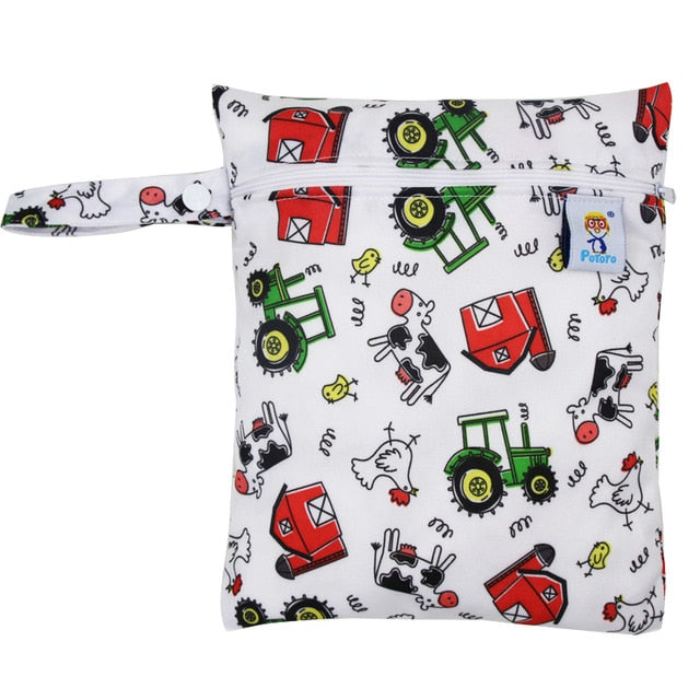 Waterproof Reusable Wet Printed Pocket Nappy Bags - lionhuntshop