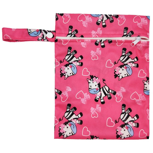 Waterproof Reusable Wet Printed Pocket Nappy Bags - lionhuntshop