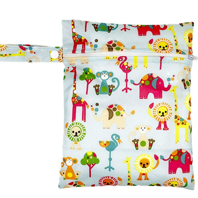 Waterproof Reusable Wet Printed Pocket Nappy Bags - lionhuntshop
