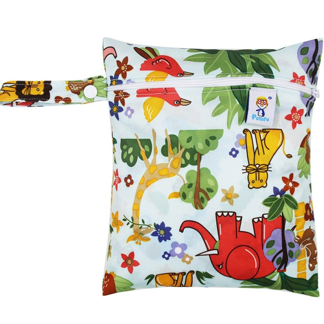 Waterproof Reusable Wet Printed Pocket Nappy Bags - lionhuntshop