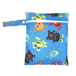 Waterproof Reusable Wet Printed Pocket Nappy Bags - lionhuntshop