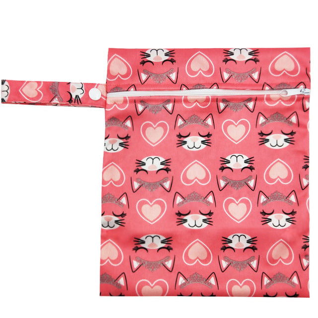 Waterproof Reusable Wet Printed Pocket Nappy Bags - lionhuntshop